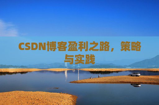 CSDN博客盈利之路，策略与实践